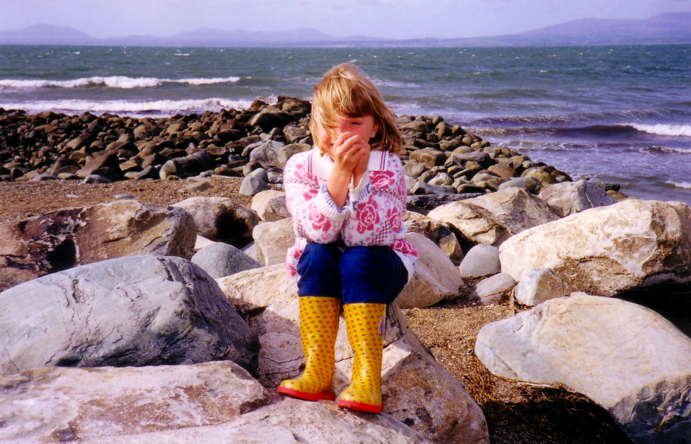 * Classic Cymru - Helen at Llandanwg beach (by AJW) *