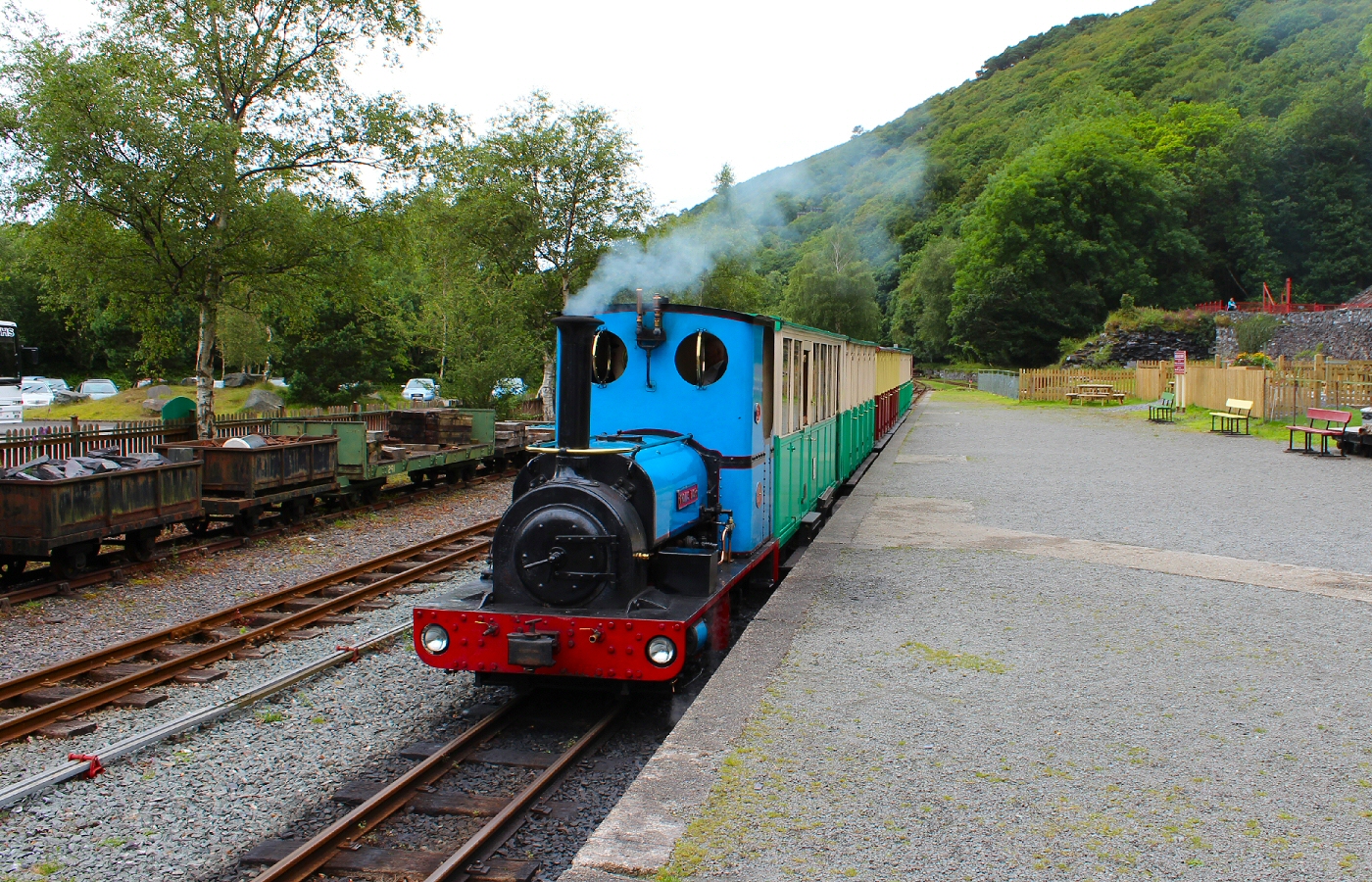 * Llanberis Lake Railway - Dinorwig (by AJW) *
