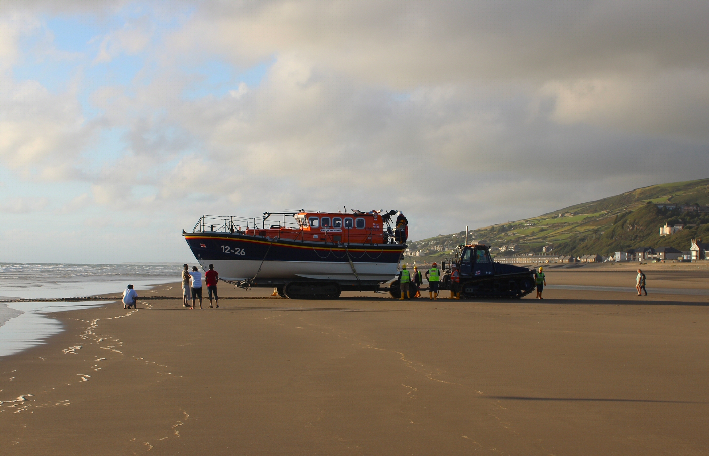 * Barmouth RNLI - Mersey class lifeboat RNLB Moira Barrie (by AJW) *