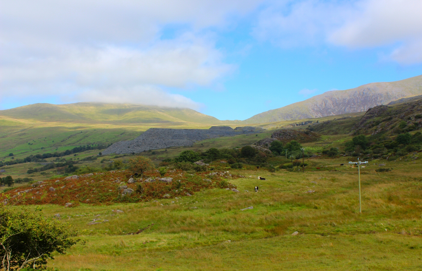* Glanrafon Slate Quarry, Betws Garmon, Rhyd Ddu (by AJW) *