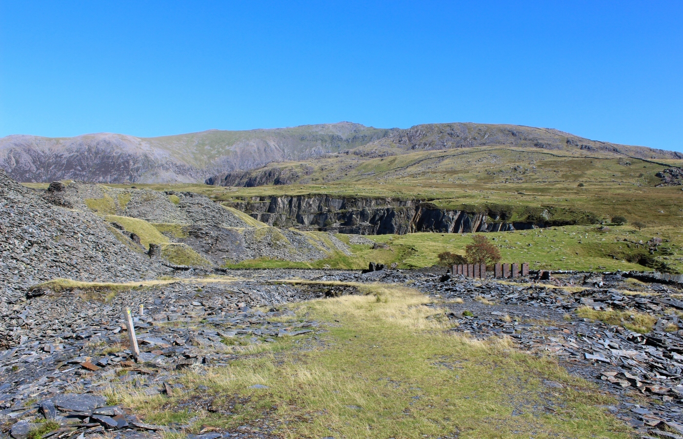 * Glanrafon Slate Quarry, Betws Garmon, Rhyd Ddu (by AJW) *