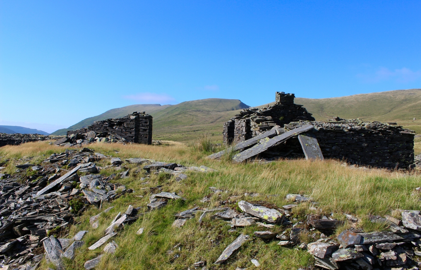 * Glanrafon Slate Quarry, Betws Garmon, Rhyd Ddu (by AJW) *