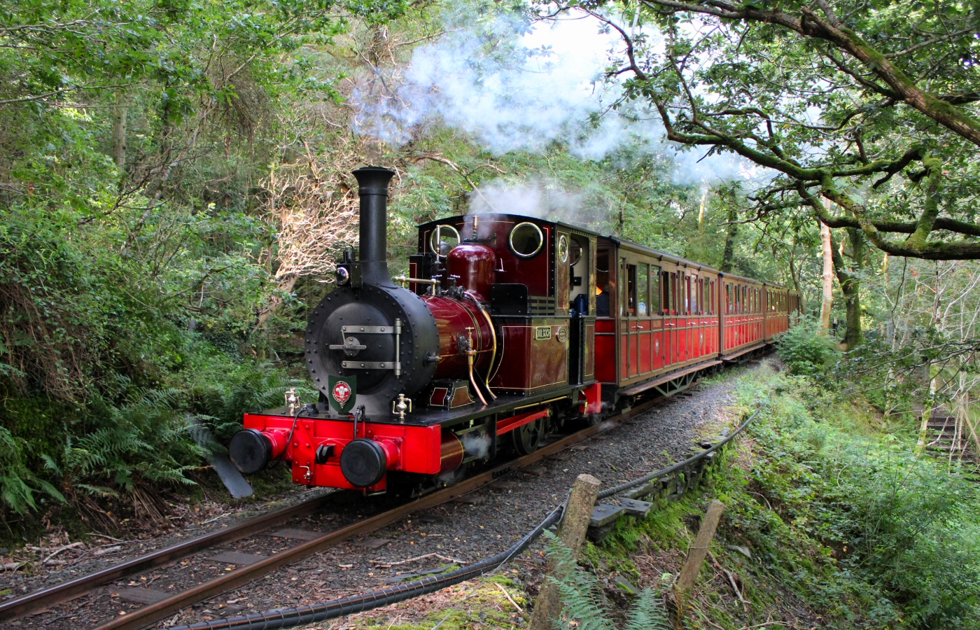 * Abergynolwyn - Talyllyn Railway - TR #2 Dolgoch (by AJW) *
