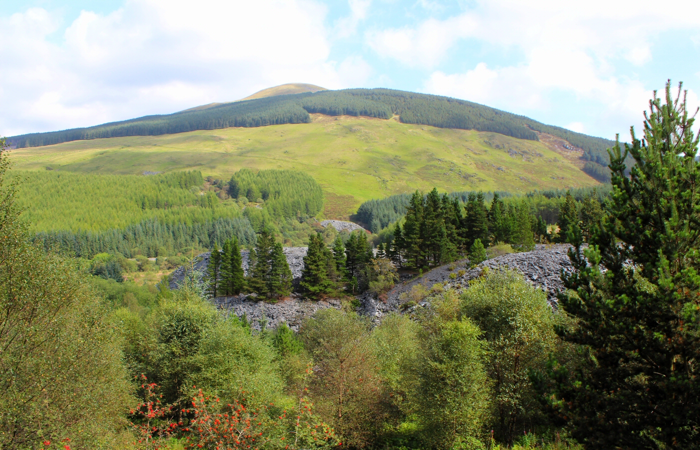 * Bryn Eglwys Quarry - Abergynolwyn - Galltymoelfre Tramway (by AJW) *