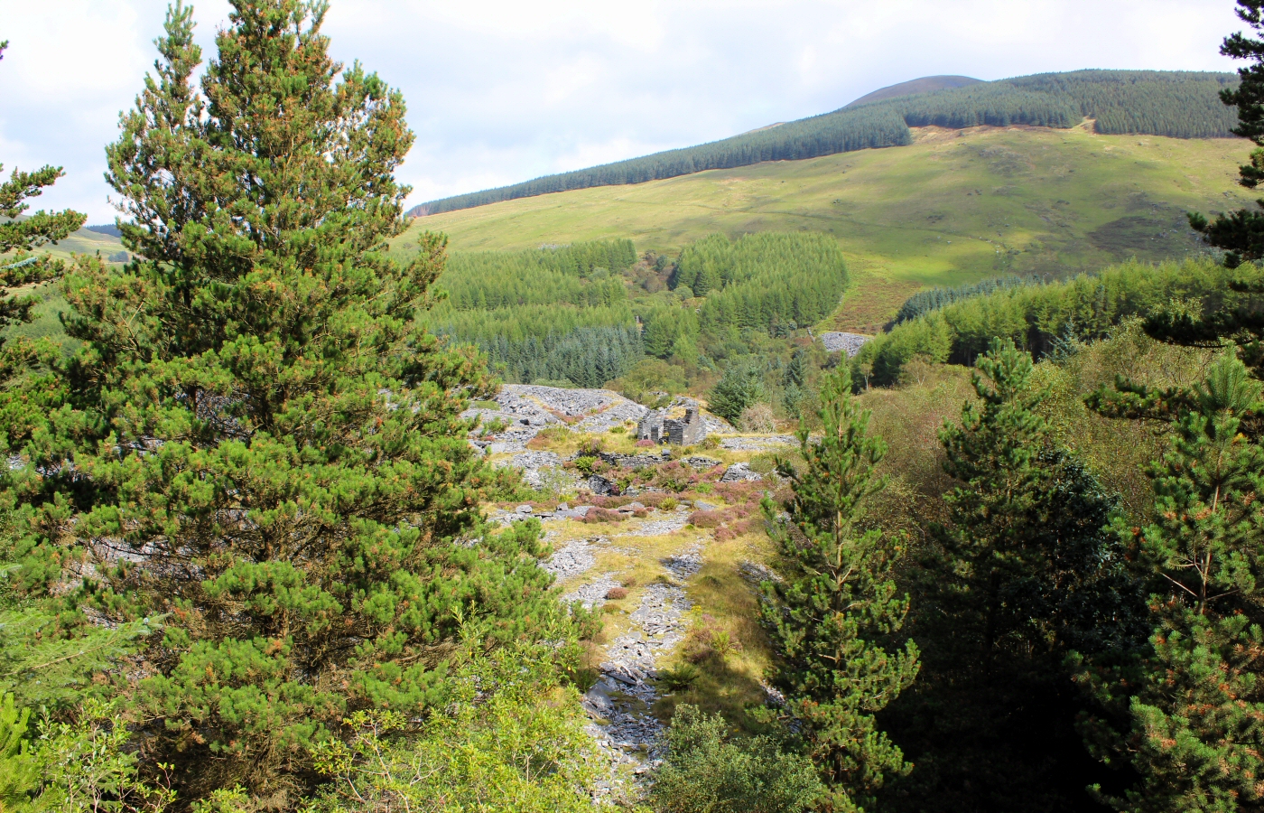 * Bryn Eglwys Quarry - Abergynolwyn - Galltymoelfre Tramway (by AJW) *