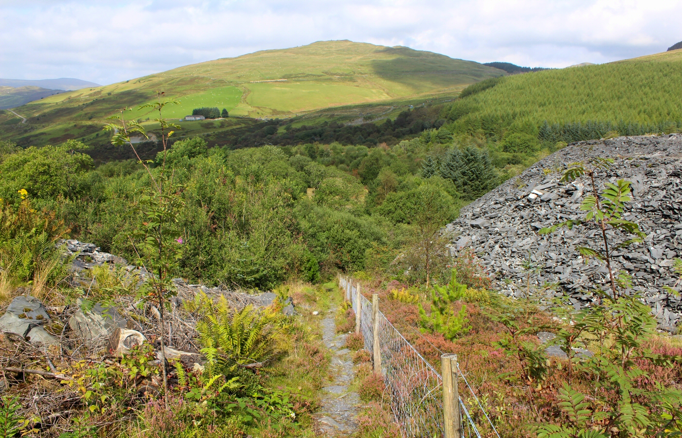 * Bryn Eglwys Quarry - Abergynolwyn - Galltymoelfre Tramway (by AJW) *
