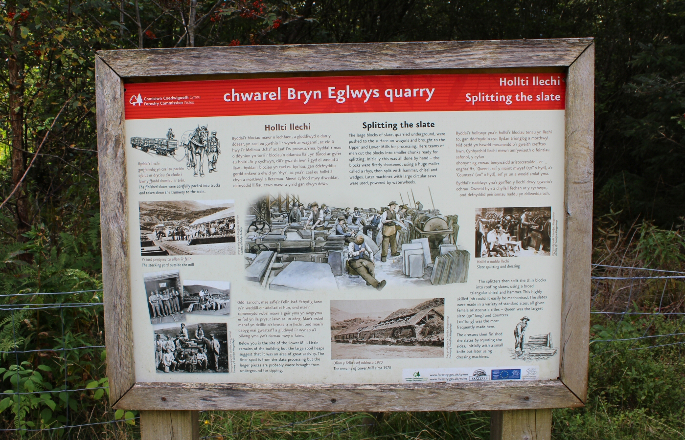 * Bryn Eglwys Quarry - Abergynolwyn - Galltymoelfre Tramway (by AJW) *