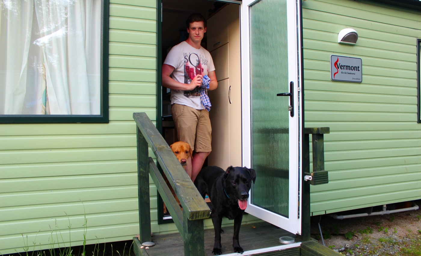* Tynllwyn Caravan Park, Rhydyronen (by AJW) *