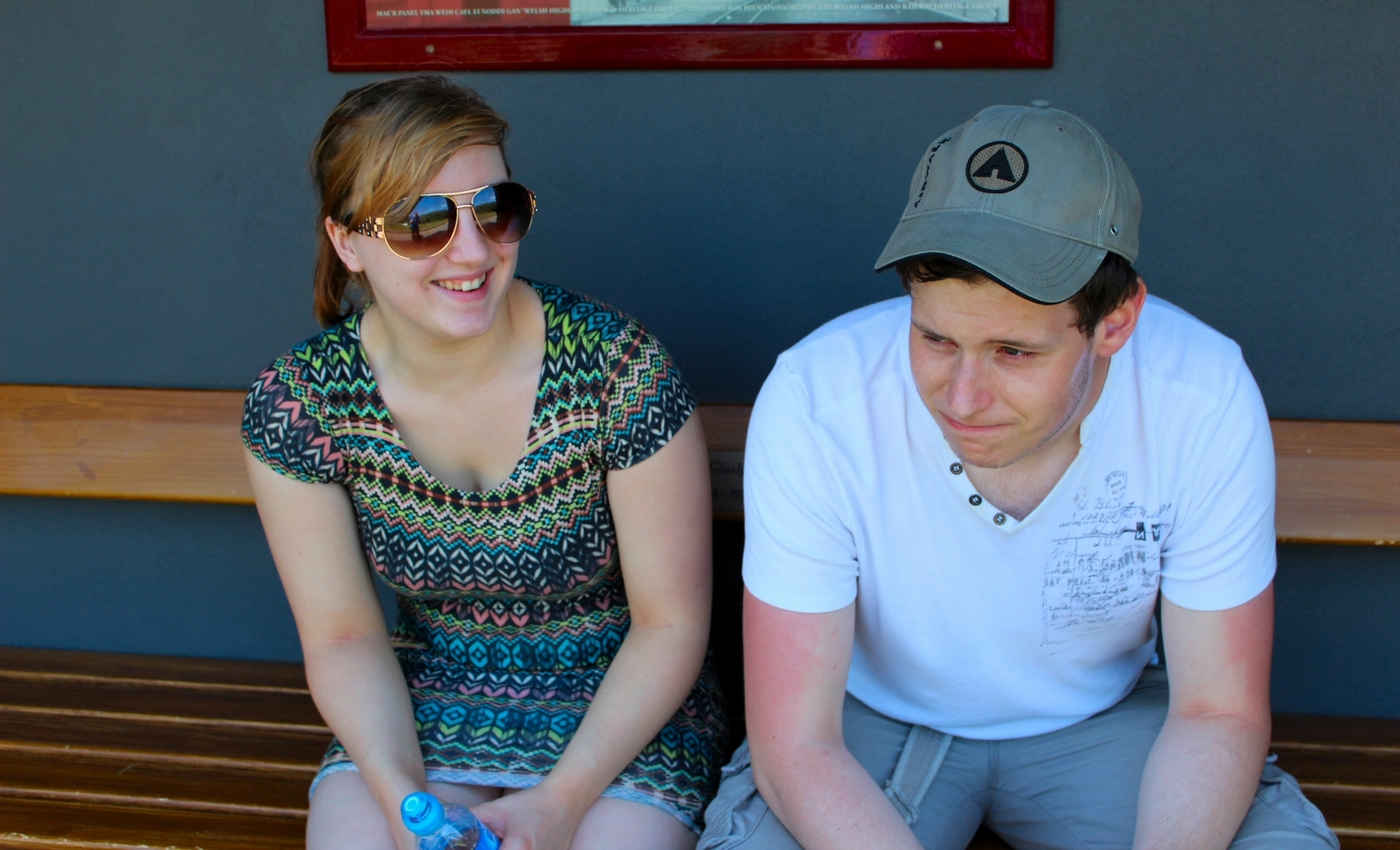 * Beddgelert Station, Welsh Highland Railway (by AJW) *