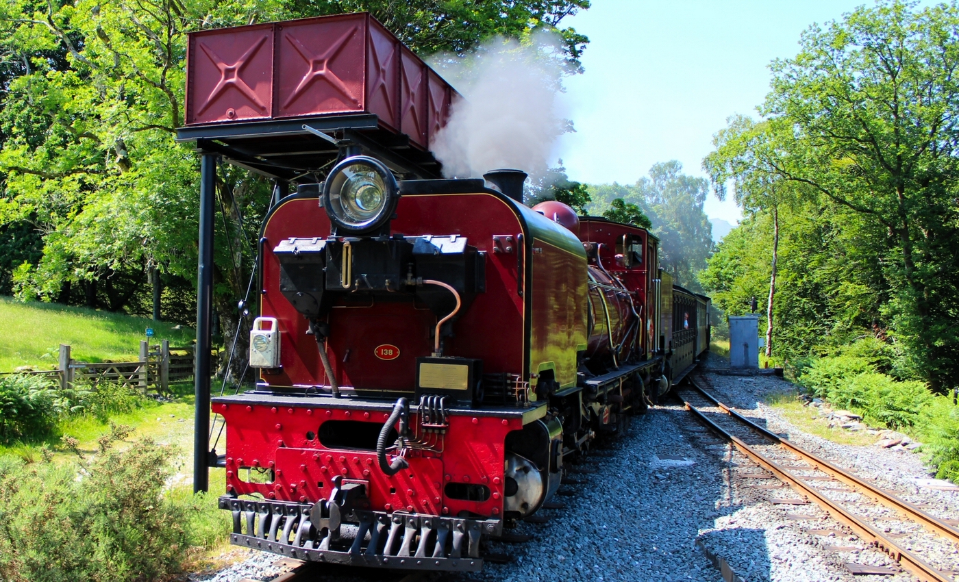 * Beddgelert Station, Welsh Highland Railway (by AJW) *