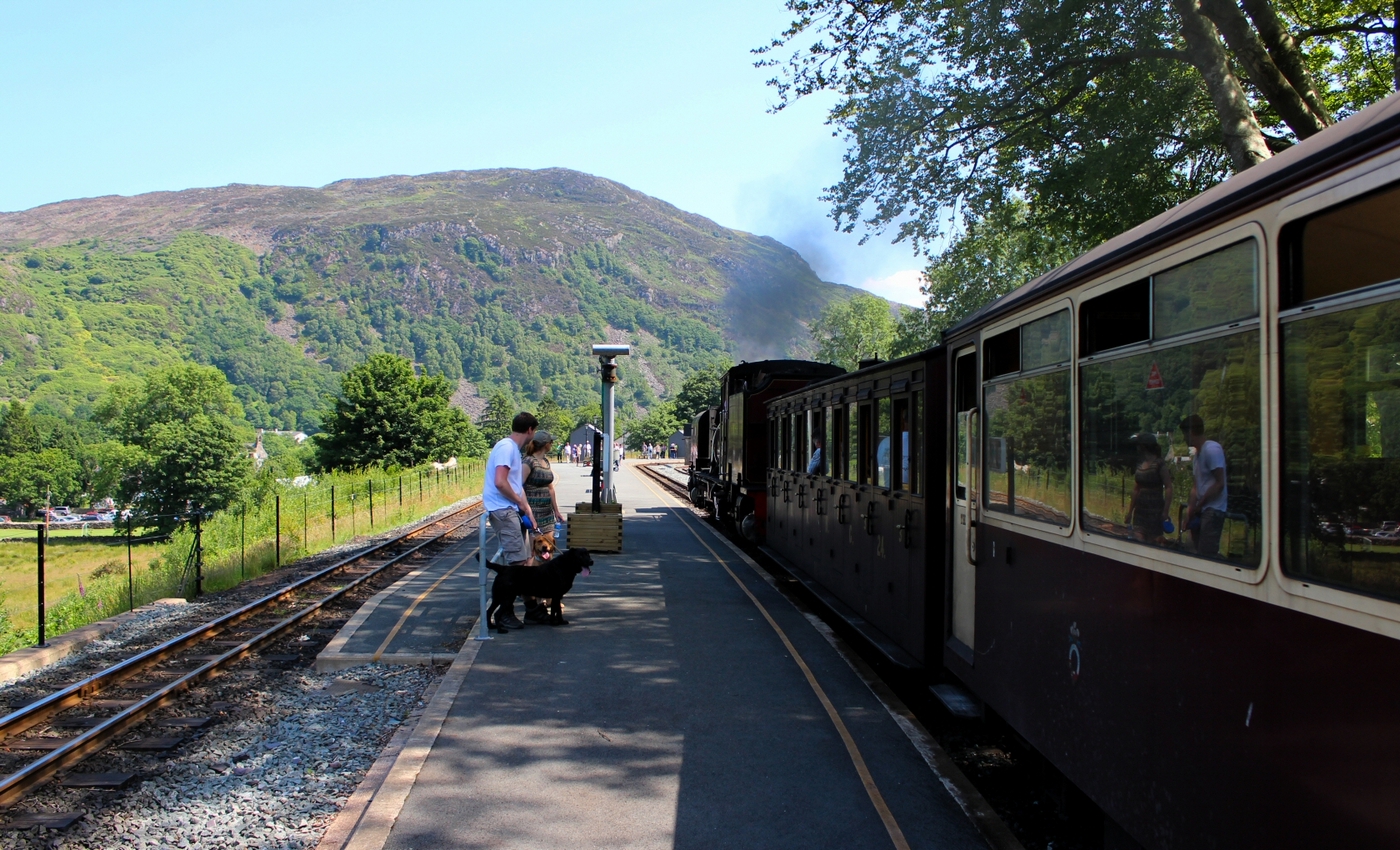 * Beddgelert Station, Welsh Highland Railway (by AJW) *