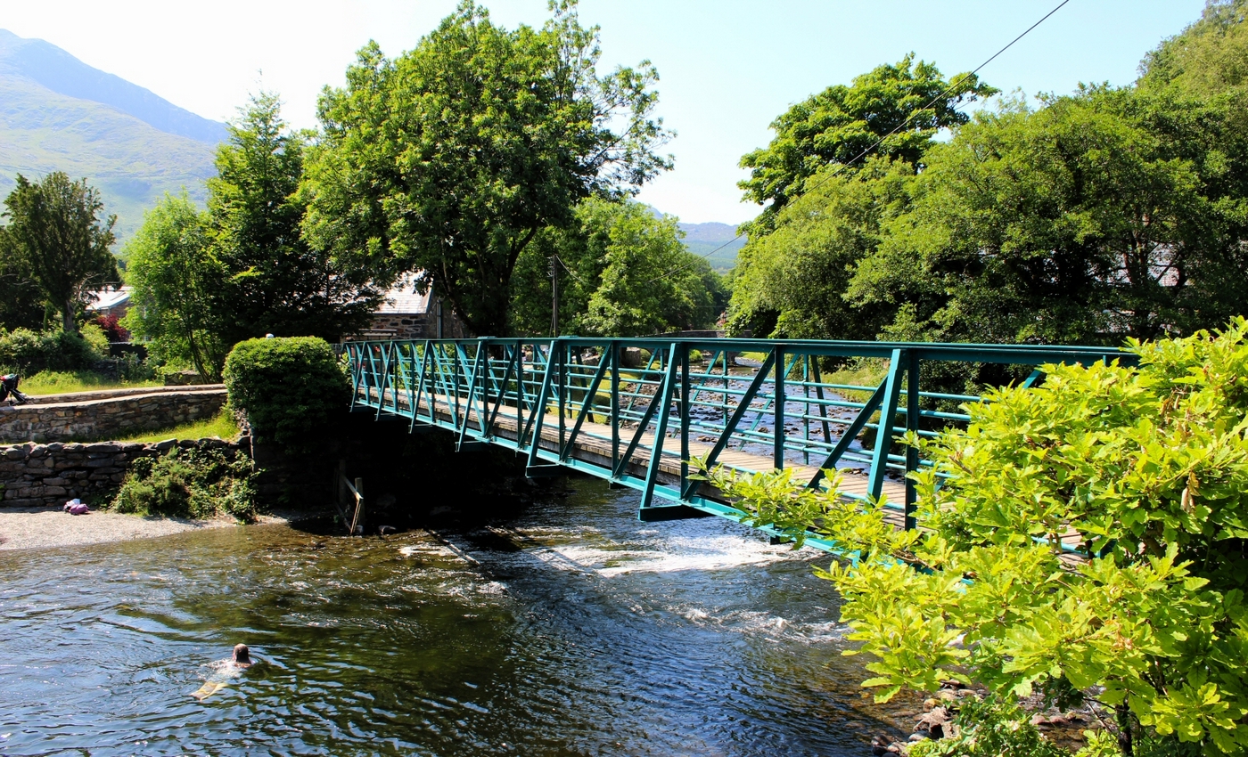 * Beddgelert Footbridge (by AJW) *