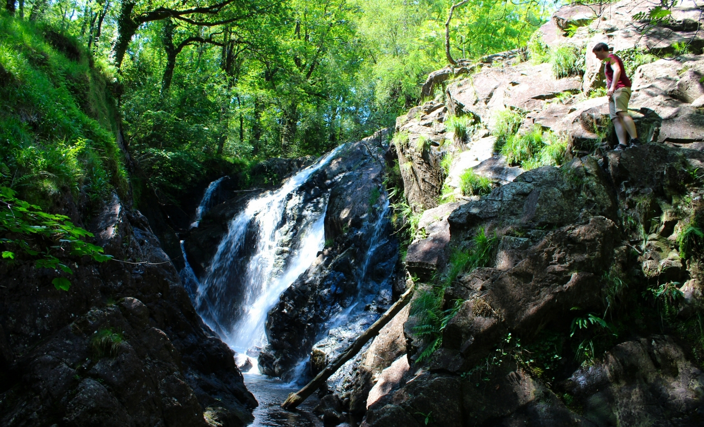 * Rhaeadr Ddu, Coed Ganllwyd (by AJW) *
