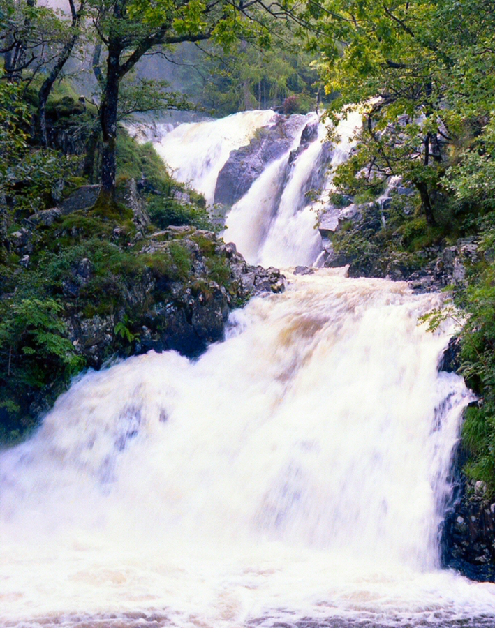 * Rhaeadr Ddu, Coed Ganllwyd (by AJW) *