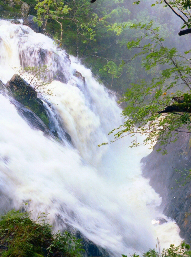 * Rhaeadr Ddu, Coed Ganllwyd (by AJW) *