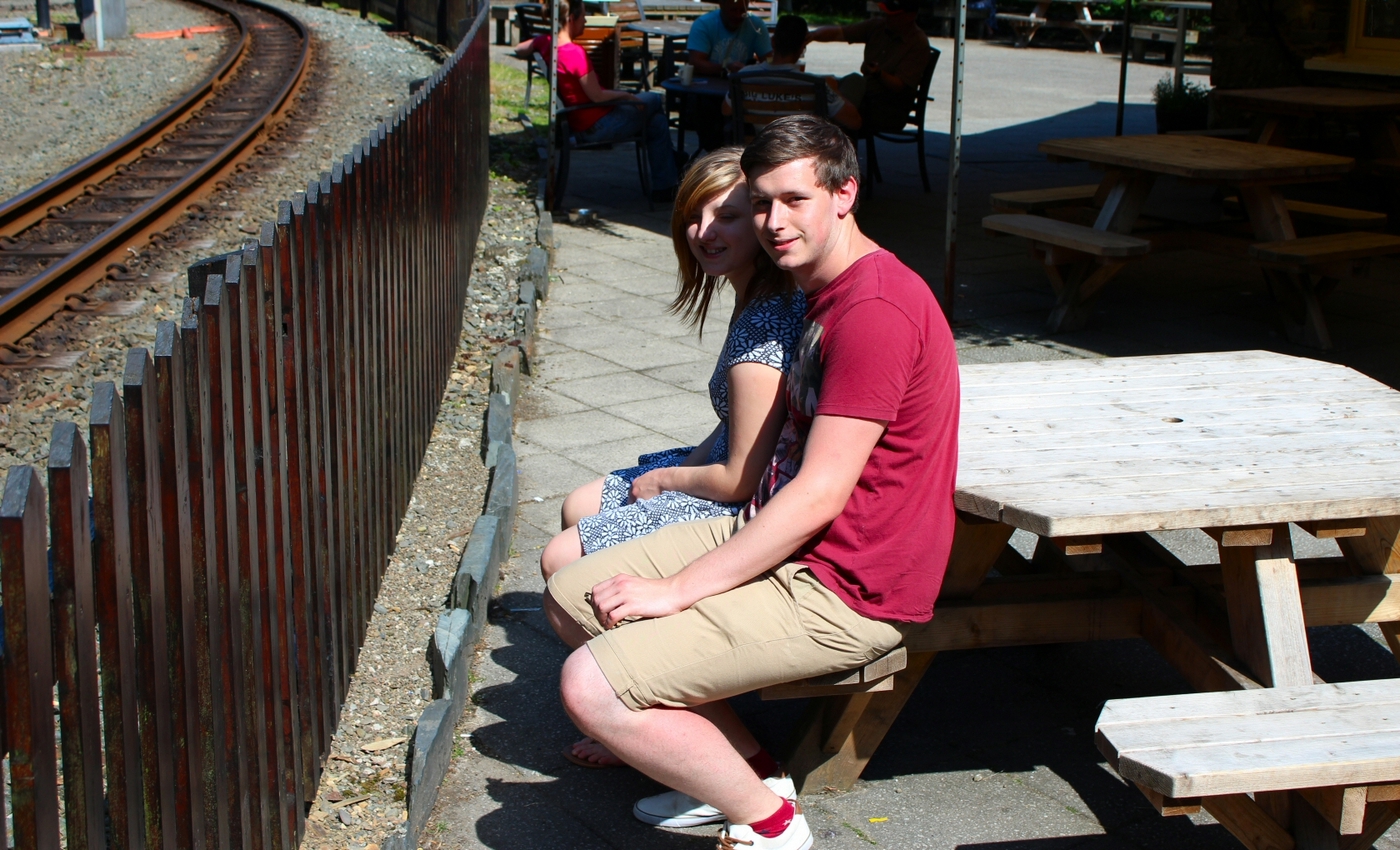 * Tan-y-Bwlch Station, Ffestiniog Railway, Merddin Emrys (by AJW) *