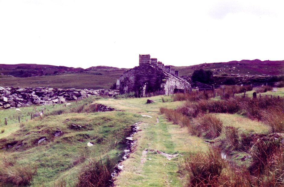 * [Pic 1] Rhos Quarry - Approaching the site (Aug 1982) *