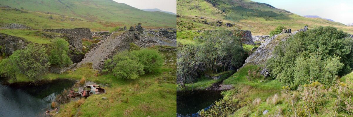 * Llyn y Gadair Slate Quarry (Remains Of The Welsh Slate Industry) *