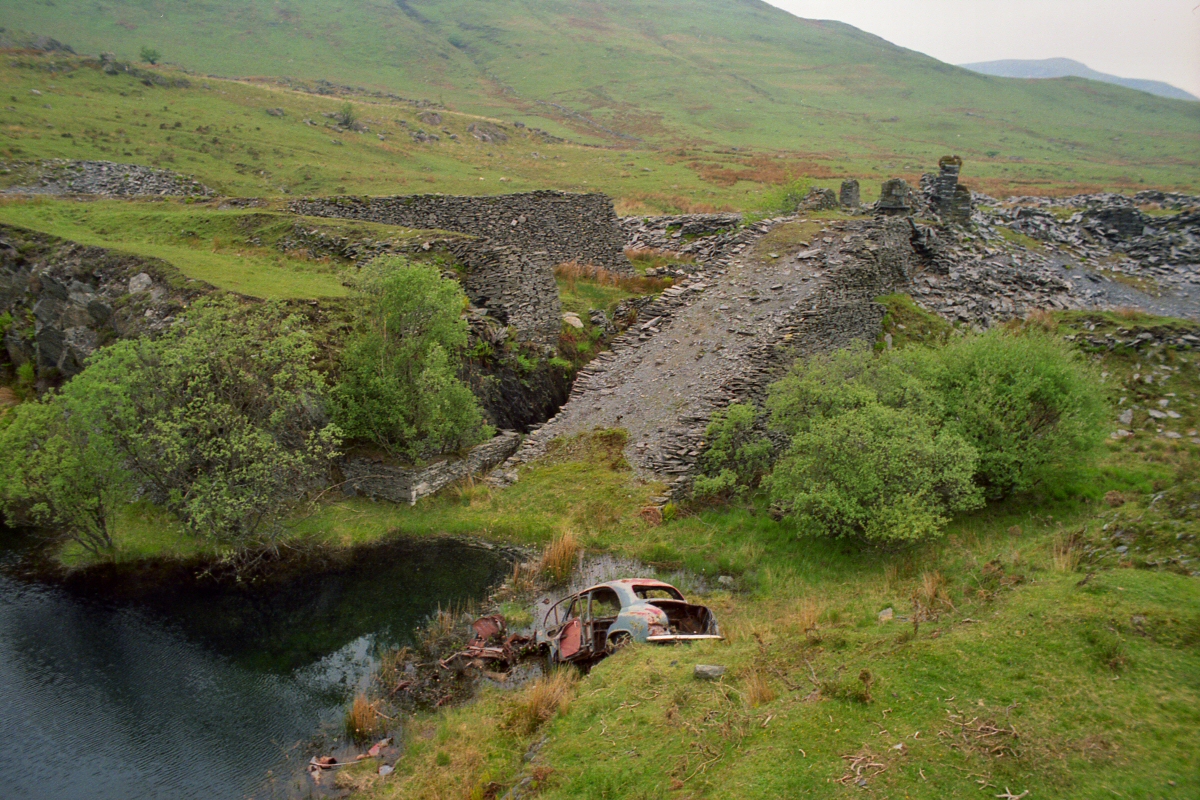 * Llyn y Gadair Slate Quarry (Remains Of The Welsh Slate Industry) *