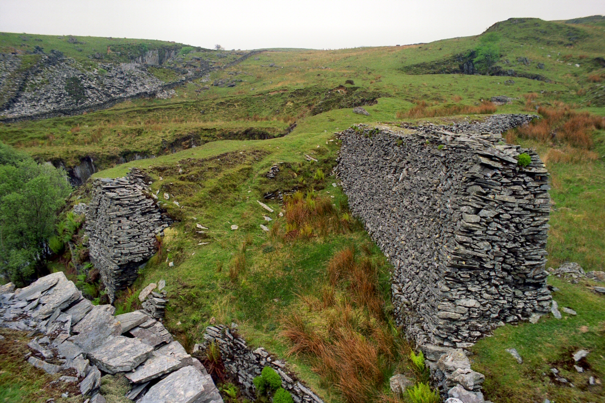 * Llyn y Gadair Slate Quarry (Remains Of The Welsh Slate Industry) *