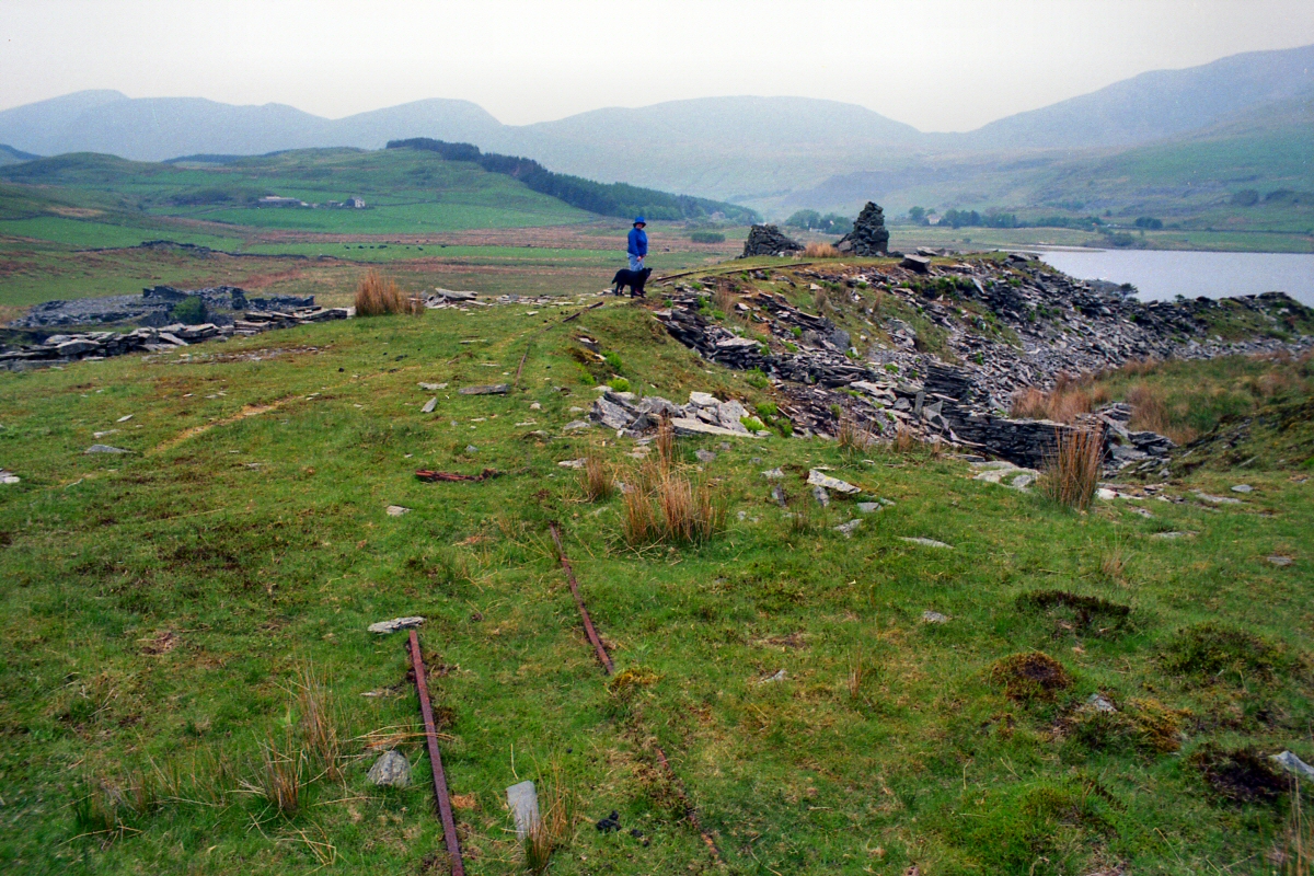 * Llyn y Gadair Slate Quarry (Remains Of The Welsh Slate Industry) *