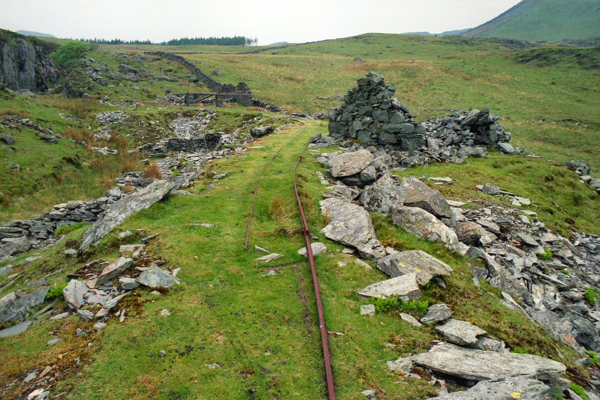 * Llyn y Gadair Slate Quarry (Remains Of The Welsh Slate Industry) *