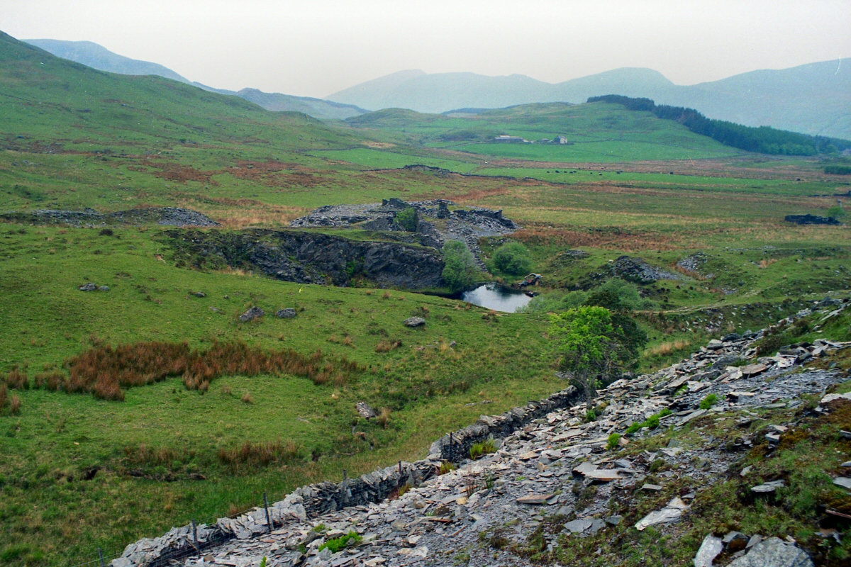 * Llyn y Gadair Slate Quarry (Remains Of The Welsh Slate Industry) *
