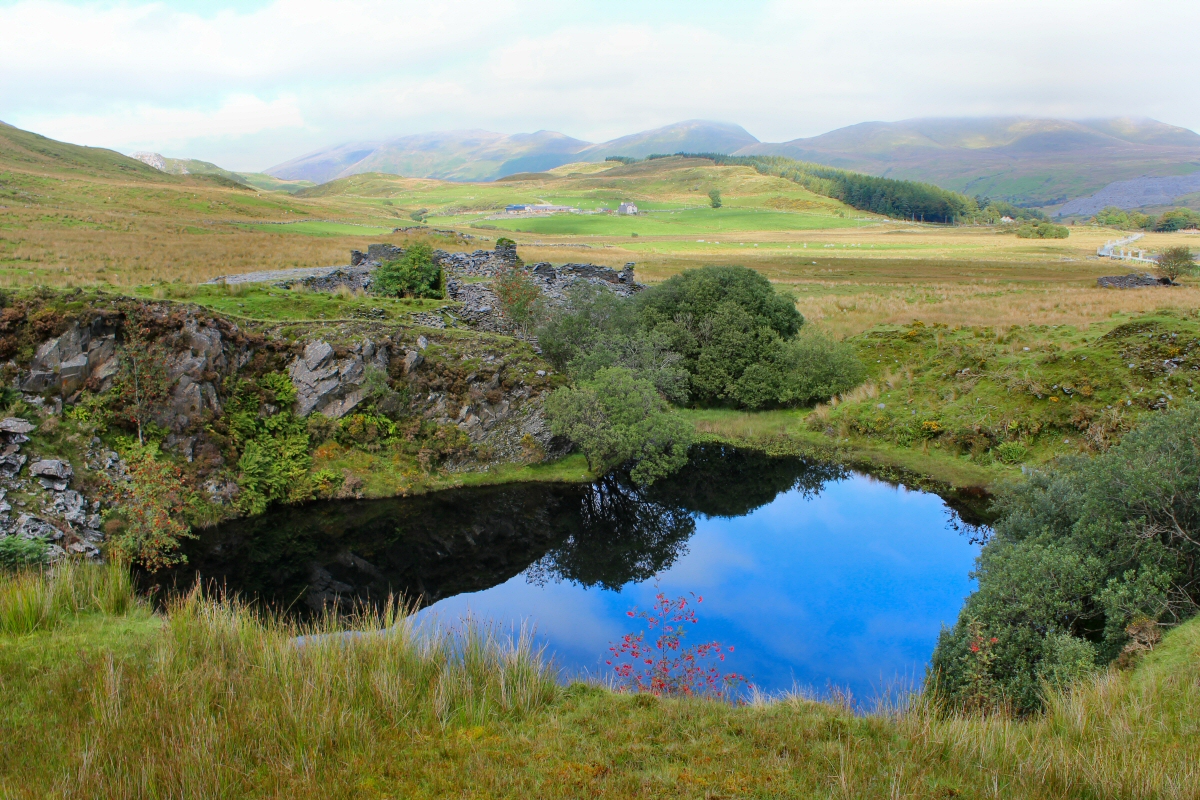 * Llyn y Gadair Slate Quarry (Remains Of The Welsh Slate Industry) *