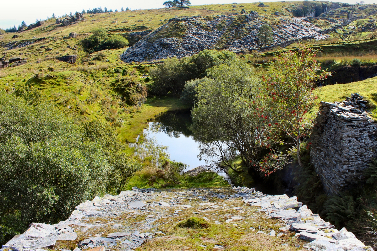 * Llyn y Gadair Slate Quarry (Remains Of The Welsh Slate Industry) *