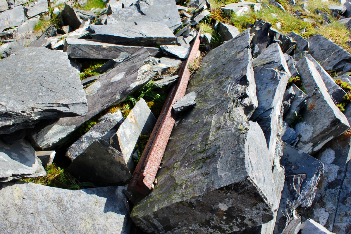 * Llyn y Gadair Slate Quarry (Remains Of The Welsh Slate Industry) *