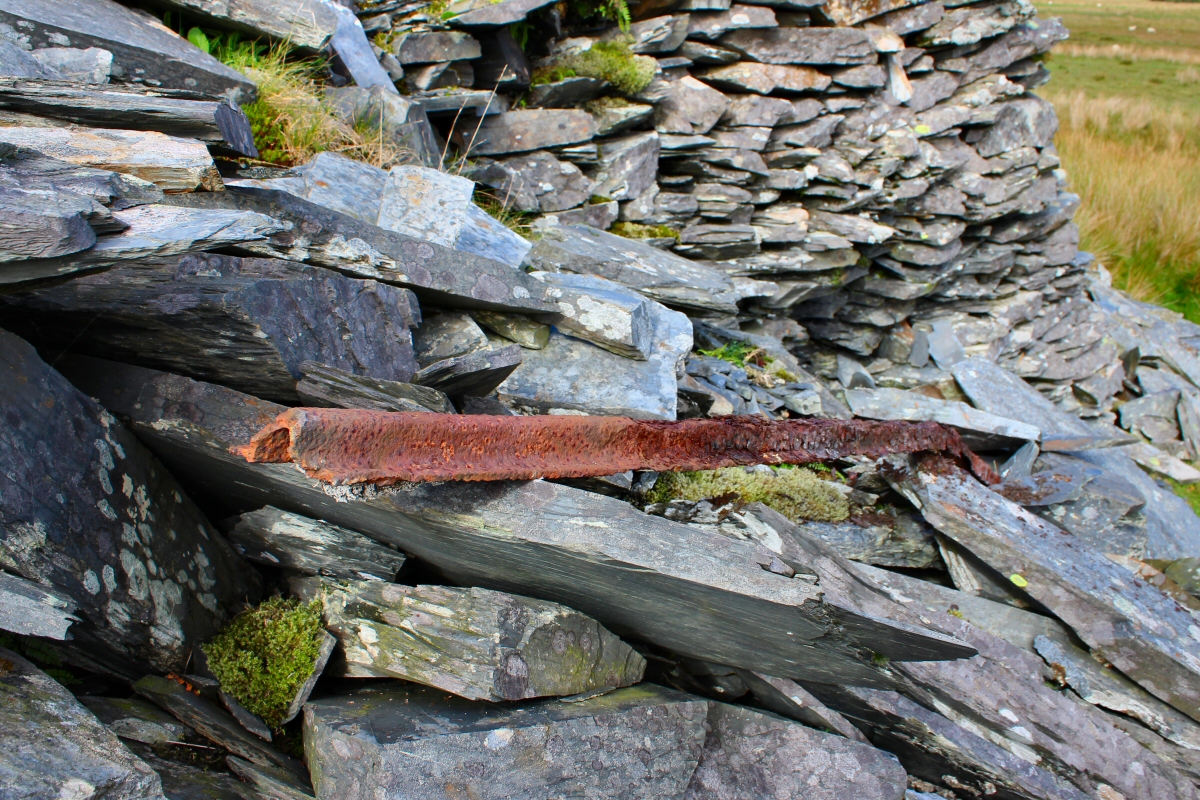 * Llyn y Gadair Slate Quarry (Remains Of The Welsh Slate Industry) *