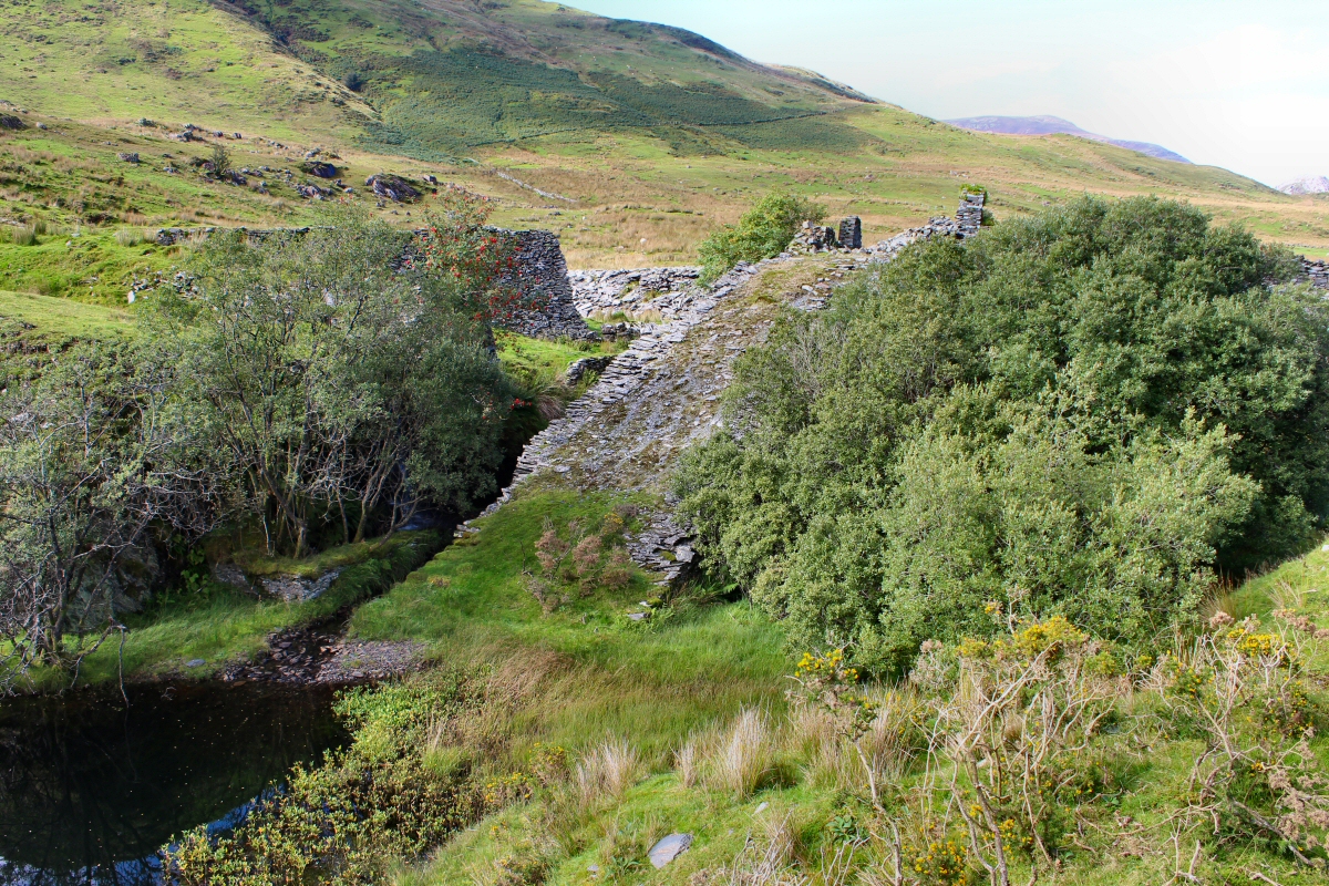 * Llyn y Gadair Slate Quarry (Remains Of The Welsh Slate Industry) *
