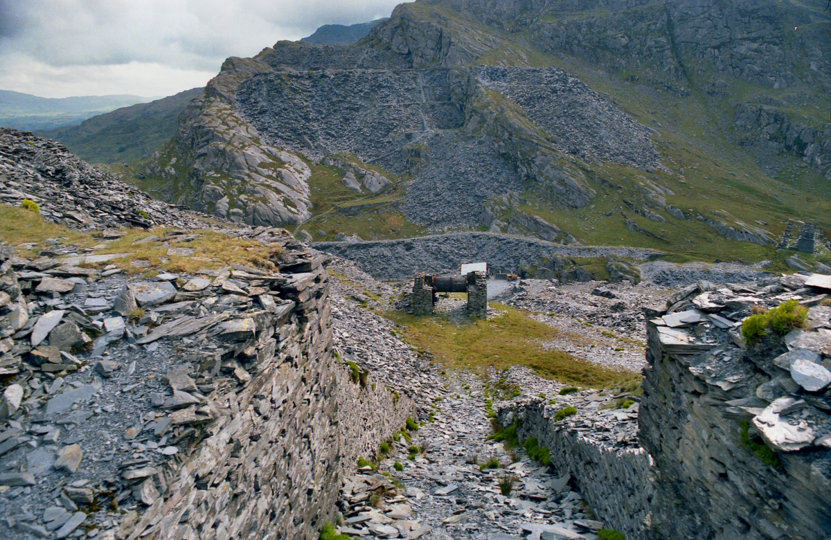 * [Pic 14] Cwmorthin Slate Quarry - Blaenau Ffestiniog (1982) *